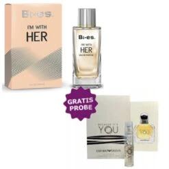 Bi-Es I'm With Her 100 Ml + Perfume Sample Spray Armani Emporio Because It’s You