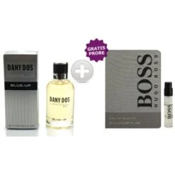Blue Up Dany Dos Men 100 Ml + Perfume Sample Spray Hugo Boss Bottled