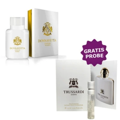 Chatler Donnavetta 100 Ml + Perfume Sample Spray Trussardi Donna 3 Chatler Donnavetta 100 Ml + Perfume Sample Spray Trussardi Donna