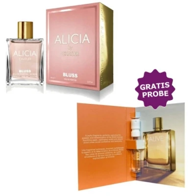 Chatler Alicia 100 Ml + Perfume Sample Spray Hugo Boss Alive 3 Chatler Alicia 100 Ml + Perfume Sample Spray Hugo Boss Alive