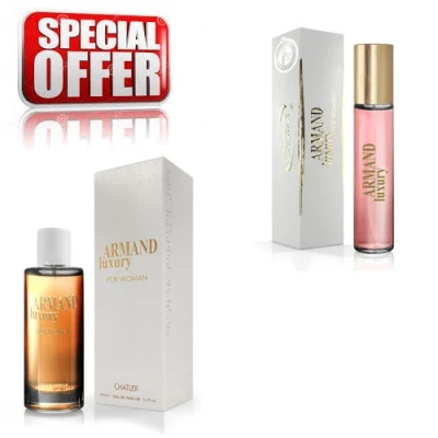 Chatler Armand Luxury White Woman - Promotional Set, Eau De Parfum 100 Ml + Eau De Parfum 30 Ml 3 Chatler Armand Luxury White Woman - Promotional Set, Eau De Parfum 100 Ml + Eau De Parfum 30 Ml