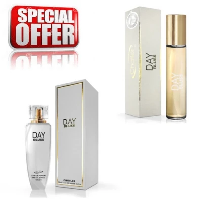 Chatler Bluss Day - Promotional Set, Eau De Parfum 100 Ml + Eau De Parfum 30 Ml 3 Chatler Bluss Day - Promotional Set, Eau De Parfum 100 Ml + Eau De Parfum 30 Ml
