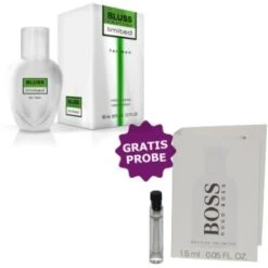 Chatler Bluss Limited 100 Ml + Perfume Sample Spray Hugo Boss Bottled Unlimited