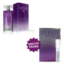 Chatler Efective Nuit 100 Ml + Perfume Sample Spray Calvin Klein Eternity Night
