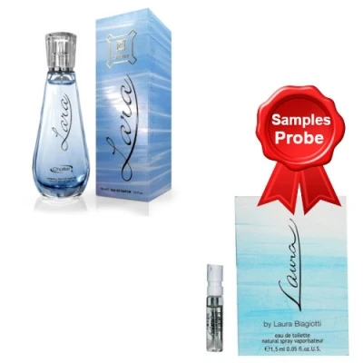 Chatler Lara 100 Ml + Perfume Sample Laura Biagiotti Laura 3 Chatler Lara 100 Ml + Perfume Sample Laura Biagiotti Laura