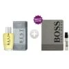 Christopher Dark Best Men 100 Ml + Perfume Sample Spray Hugo Boss Bottled