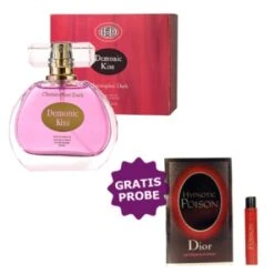 Christopher Dark Demonic Kiss 100 Ml + Perfume Sample Spray Christian Dior Hypnotic Poison