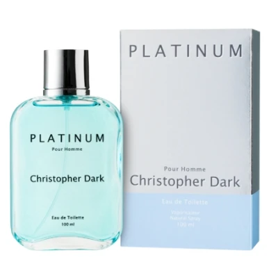 Christopher Dark Platinum Men 100 Ml + Perfume Sample Spray Azzaro Chrome 4 Christopher Dark Platinum Men 100 Ml + Perfume Sample Spray Azzaro Chrome - Image 2