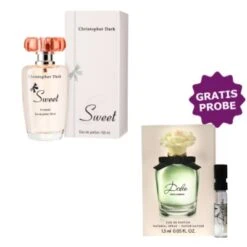 Christopher Dark Sweet 100 Ml + Perfume Sample Spray Dolce Gabbana Dolce