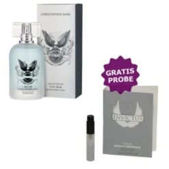 Christopher Dark Victis Men 100 Ml + Perfume Sample Spray Paco Rabanne Invictus