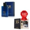 Cote Azur Ex Power Men 100 Ml + Perfume Sample Spray Paco Rabane Pure XS Homme