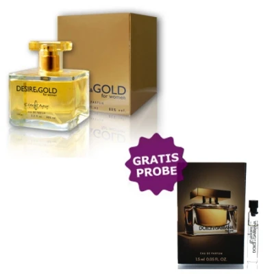 Cote Azur Desire Gold 100 Ml + Perfume Sample Spray Dolce Gabbana The One Women 3 Cote Azur Desire Gold 100 Ml + Perfume Sample Spray Dolce Gabbana The One Women