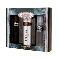 Cuba Black Men - Set For Men, Eau De Toilette, Deodorant, After Shave 6 Cuba Black Men - Set For Men, Eau De Toilette, Deodorant, After Shave -1perfumery Sales 400px CubaBlackMenSet