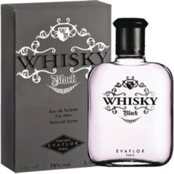 Evaflor Whisky Black - Eau De Toilette For Men 100 Ml