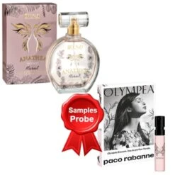 JFenzi Anathea Floral 100 Ml + Perfume Sample Spray Paco Rabanne Olympea Blossom