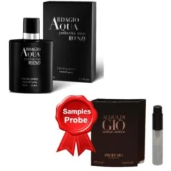 JFenzi Ardagio Aqua Perfect Men 100 Ml + Perfume Sample Spray Armani Acqua Profumo