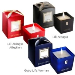 JFenzi Natural Soy Candle - Promotional Set 3 Pcs., Lili Ardagio, Lili Ardagio Affection, Good Life