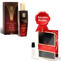 JFenzi Good Life Sexy 100 Ml + Perfume Sample Spray Carolina Herrera Very Good Girl