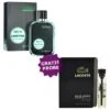 JFenzi Lasstore Izy Black 100 Ml + Perfume Sample Spray Lacoste L.12.12 Noir
