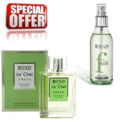 JFenzi Le Chel Fresh, Promotional Set, Eau De Parfum, Body Splash
