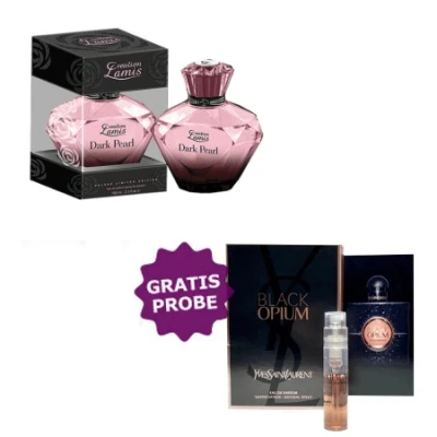 Lamis Dark Pearl 100 Ml + Perfume Sample Spray Yves Saint Laurent Opium Black 3 Lamis Dark Pearl 100 Ml + Perfume Sample Spray Yves Saint Laurent Opium Black