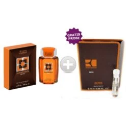 Lamis Mandarin Grove 100 Ml + Perfume Sample Spray Hugo Boss Orange Men