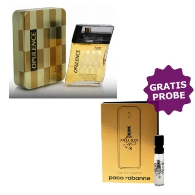 Lamis Opulence Men De Luxe 100 Ml + Perfume Sample Spray Paco Rabanne 1 Million 3 Lamis Opulence Men De Luxe 100 Ml + Perfume Sample Spray Paco Rabanne 1 Million