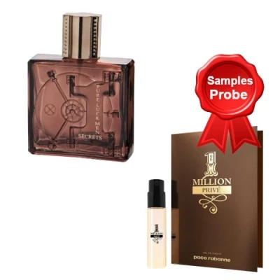 Linn Young Pure Luck Men Secrets 100 Ml + Perfume Sample Spray Paco Rabanne 1 Million Prive 3 Linn Young Pure Luck Men Secrets 100 Ml + Perfume Sample Spray Paco Rabanne 1 Million Prive