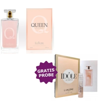 Luxure Queen 100 Ml + Perfume Sample Spray Lancome Idole 3 Luxure Queen 100 Ml + Perfume Sample Spray Lancome Idole