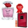 Luxure Tender Cherry Night 100 Ml + Perfume Sample Lancome Tresor La Nuit Intense