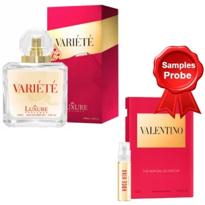 Luxure Variete 100 Ml + Perfume Sample Spray Valentino Voce Viva 3 Luxure Variete 100 Ml + Perfume Sample Spray Valentino Voce Viva