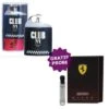 New Brand CLUB No.1 Men 100 Ml + Perfume Sample Spray Ferrari Black