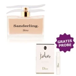 Paris Bleu Sanderling Shine 100 Ml + Perfume Sample Spray Dior Jadore