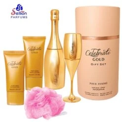 Sellion Celebrate Gold - Set For Women, 2 X Eau De Parfum, Bodylotion, Shower Gel