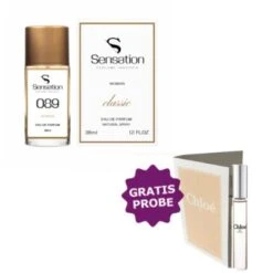 Sensation No.089, 36 Ml + Perfume Sample Spray Chloe Eau De Toilette